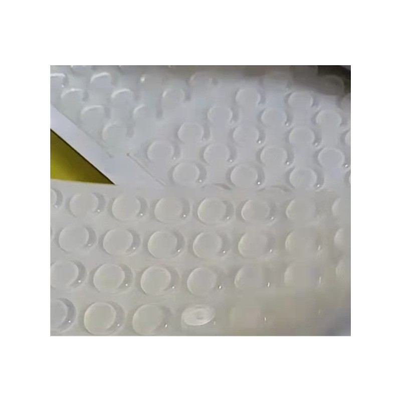 透明大顆粒硅膠墊白色透明硅膠粒 免打孔硅膠透明門擋防撞 家具專用硅膠粒